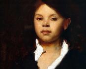 Head of an Italian Girl - 约翰·辛格·萨金特